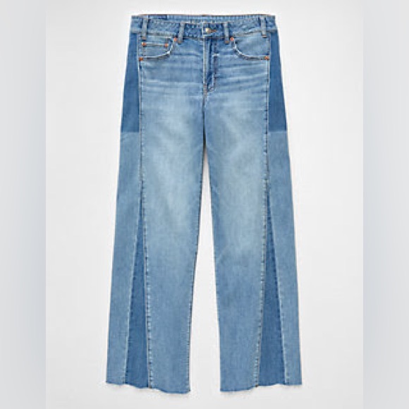 American Eagle Outfitters Denim - American Eagle Low-Rise Baggy Wide Leg Jeans